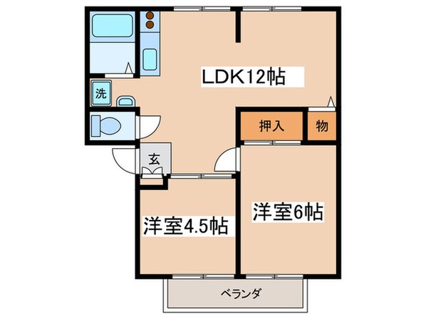 コフレの物件間取画像